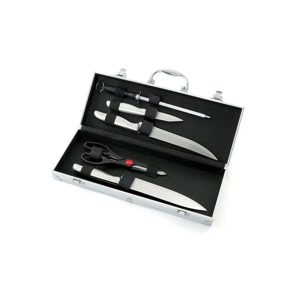 KIT CHURRASCO C/ 5 PEÇAS NA MALETA | Kits Churrasco — Bella Criativa