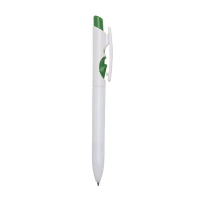 CANETA PLÁSTICA LEITOSO
