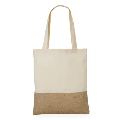 SACOLA EM ALGODÃO E JUTA | Ecobags — Bella Criativa