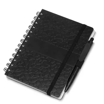CADERNO PLÁSTICO COM PAUTA | Cadernos — Bella Criativa